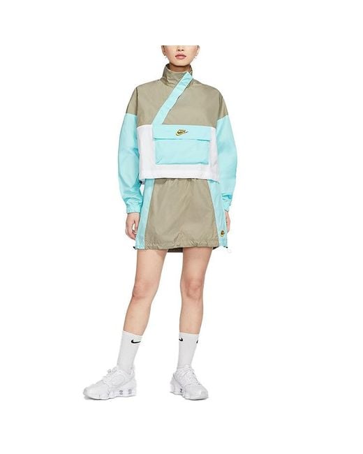 Nike Blue (Wmns) Sportswear Woven Anorak