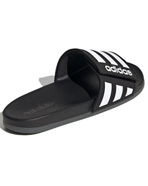 Adidas Black Adilette Comfort Adj for men