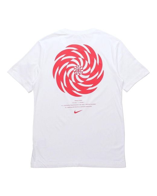 Nike White Dri-Fit Kyrie Logo Applique Basketball Tee for men