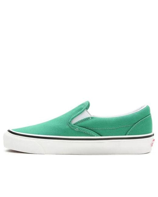 Vans Green Anaheim Factory Classic Slip-On 98 for men