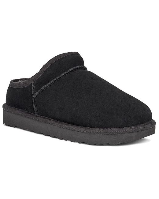 Ugg Black (Wmns) Classic Slippers Fleece Lined