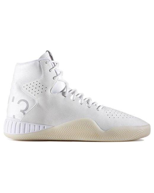 Adidas White Tubular Instinct 'Colored Reflective' for men
