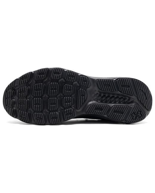 Under Armour Black Charged Escape 4 Knit for men