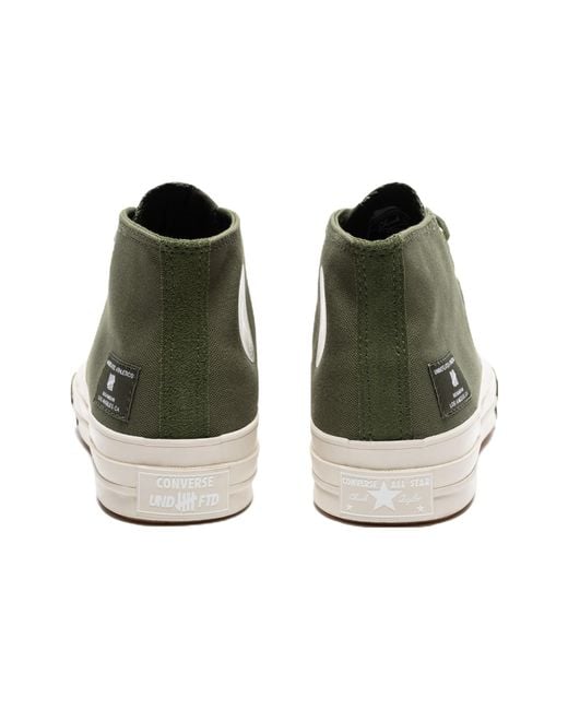Converse Green Undefeated X Chuck 70 Mid 'Chive Parchment' for men