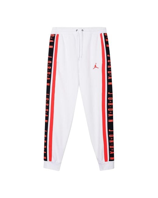 Nike Red Printing Bundle Feet Basketball Fleece Lined Sports Long Pants for men