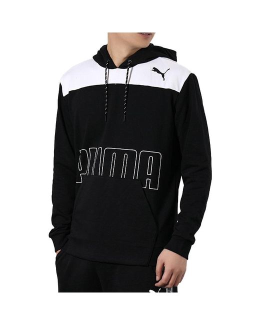 PUMA Black Modern Sports Hoody Tr for men