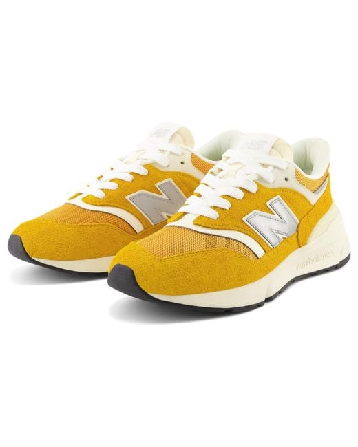 New Balance Yellow 997R Cream' for men