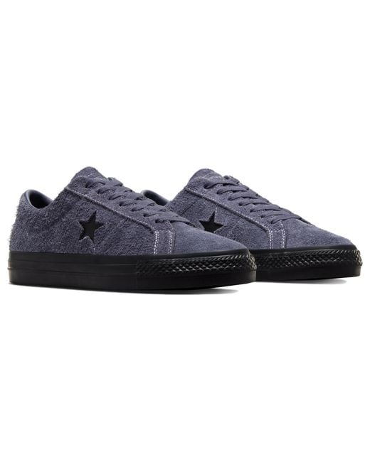 Converse Blue One Star Pro Suede Sneakers 'Dark Moss' for men