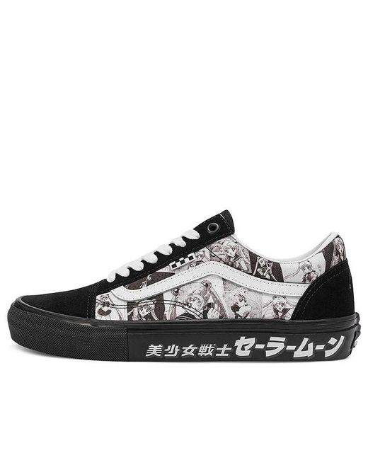 Vans Black Sailor Moon X Skate Old Skool 'Pretty Guardian' for men