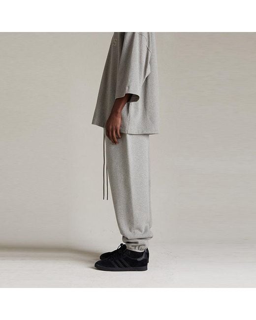 Fear Of God Gray Sweatpant 'Dark Heather Oatmeal' for men