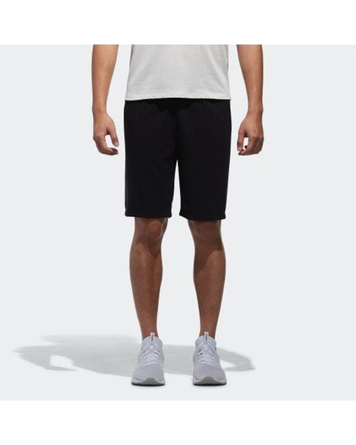 Adidas Black Neo Side Loose Casual Sports Shorts for men