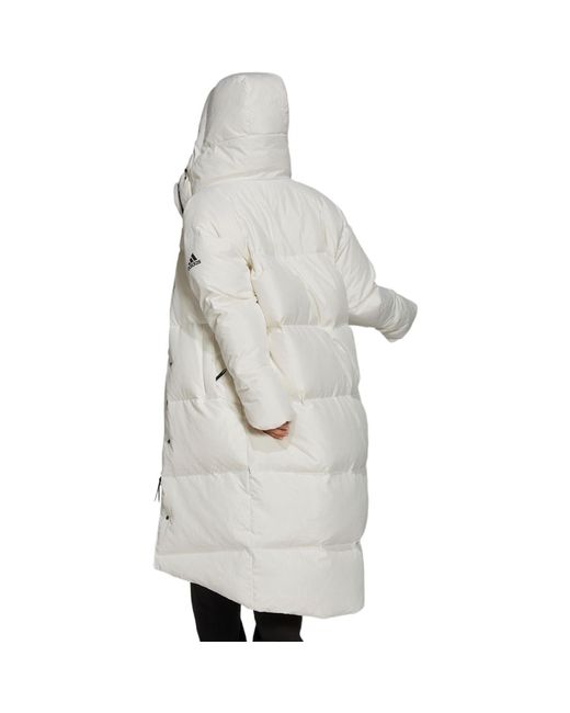 Adidas White (Wmns) Big Baffle Jacket