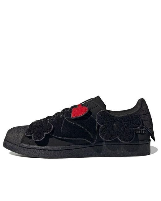 Adidas Blue Melting Sadness X Superstar Floral Patches' for men