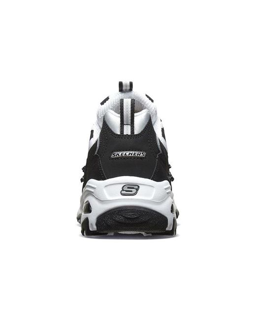 Skechers Black (Wmns) D'Lites Running Shoes