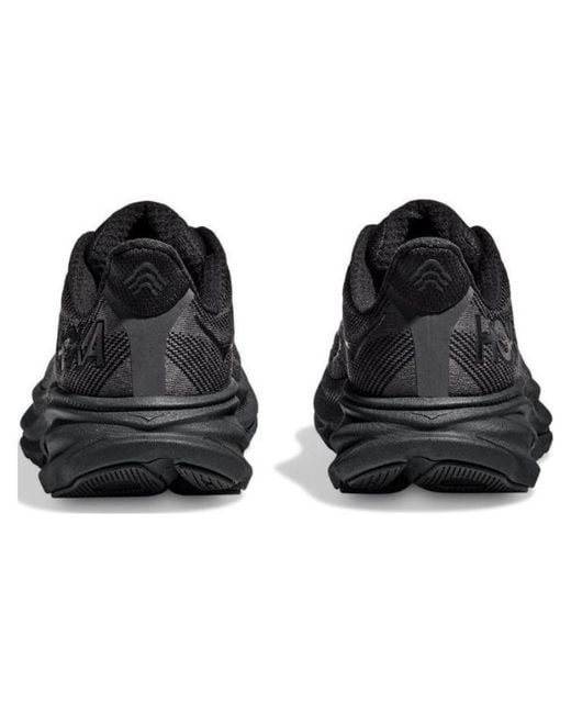 Hoka One One Black Clifton 9 for men