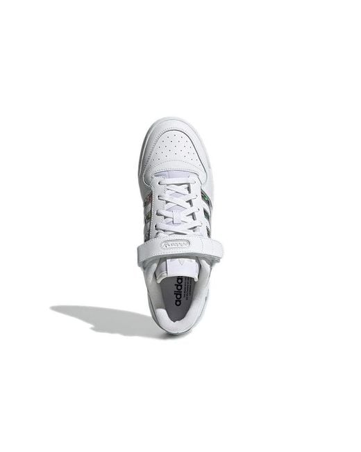 Adidas White Originals Forum Low Sneakers for men