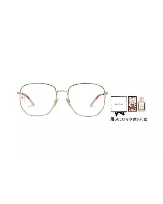 Gucci Brown Gg Standard Optical Glasses Frame Sub-Edition Golden
