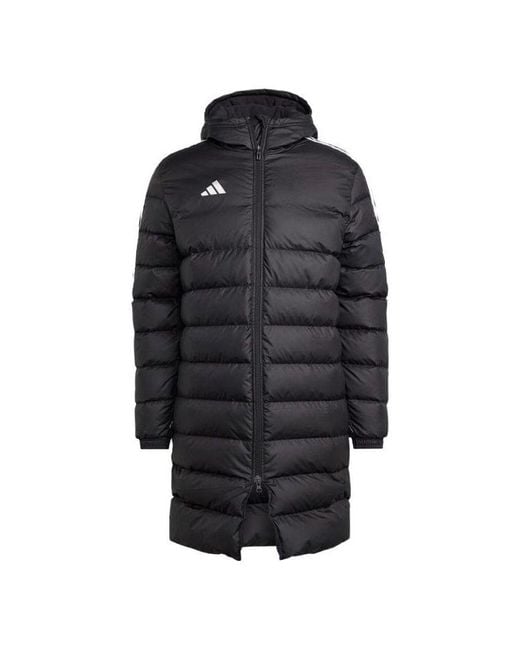 Adidas Black Tiro 23 League Long Down Jacket for men
