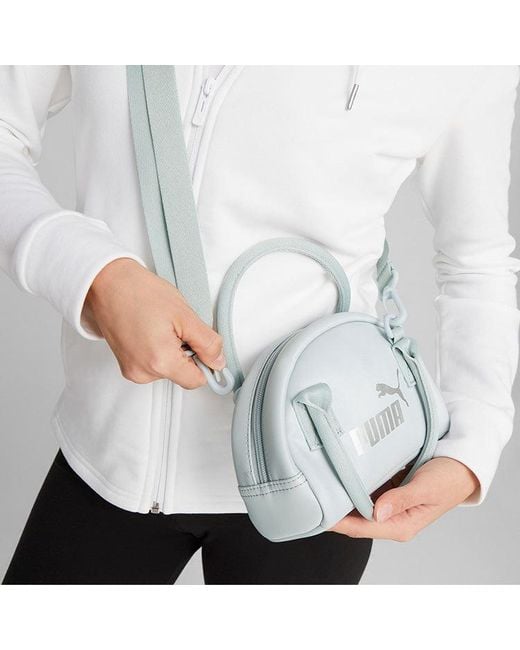 PUMA Gray (Wmns) Core Up Mini Grip Bag