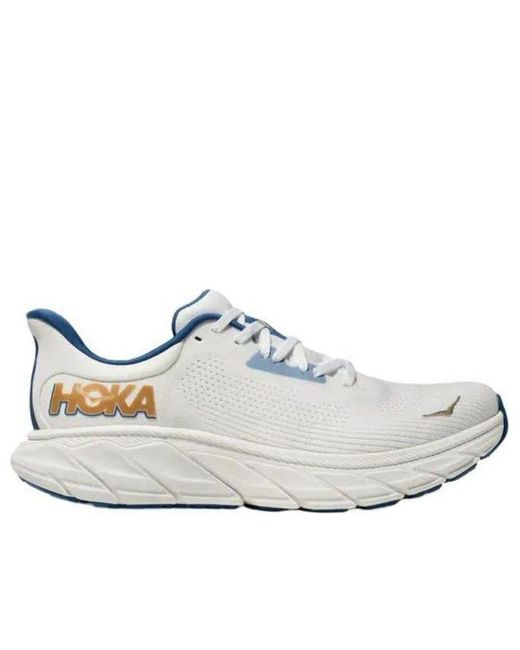 Hoka One One White Arahi 7 2E Wide 'Frost' for men