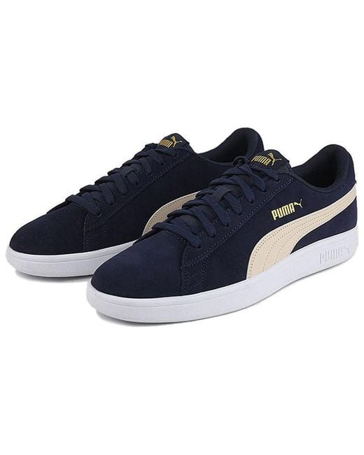 PUMA Blue Smash V2 Retro Casual Skateboarding Shoes Deep for men