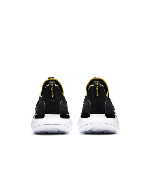 Nike Black React Phantom Run Flyknit 2 Sonic' for men