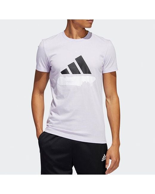Adidas White Sports Stylish Short Sleeve for men