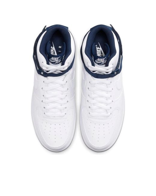 Nike Blue Air Force 1 High White Regency Purple