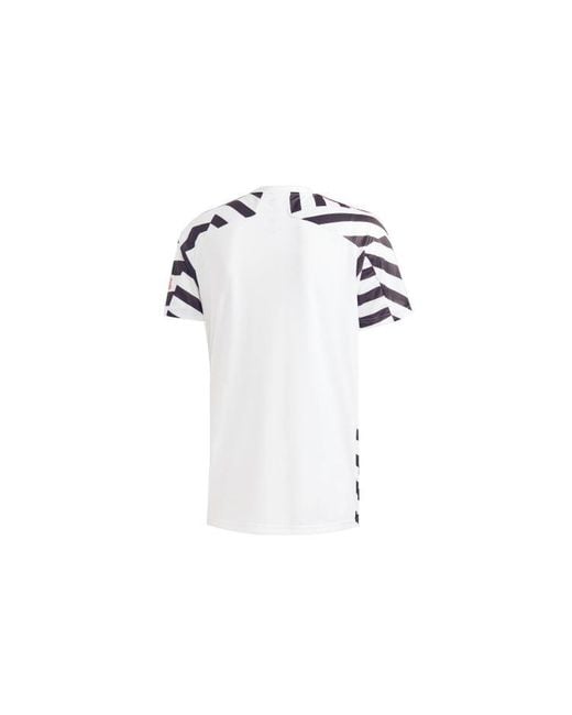 Adidas White Manchester United Away Fan Edition Sports Jersey for men