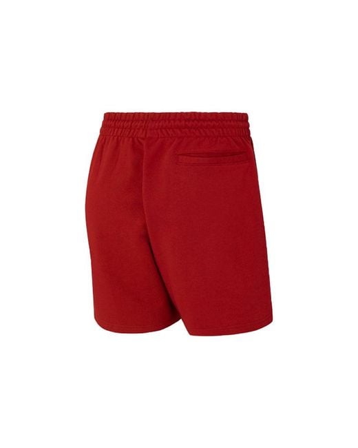 Adidas Red Loose Lacing Sports Shorts for men