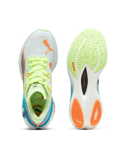 PUMA Blue Deviate Nitroâ 3 Marathon Series Running Shoes