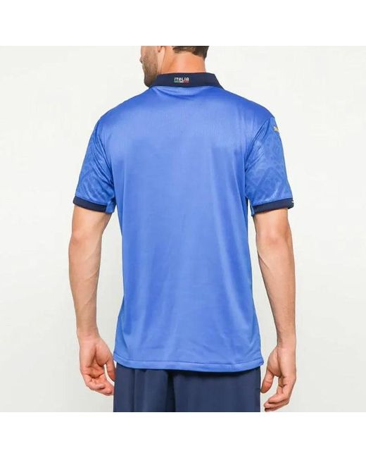 PUMA Blue Italy Home Match Shirt 2020 2021 for men