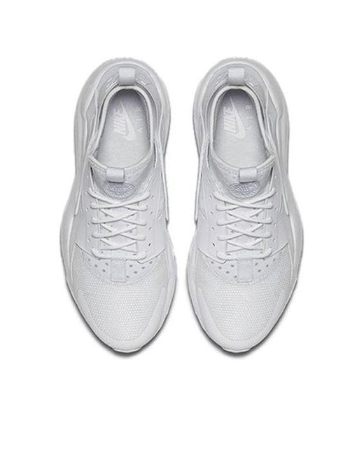 Nike White Air Huarache Run Ultra 'Triple' for men