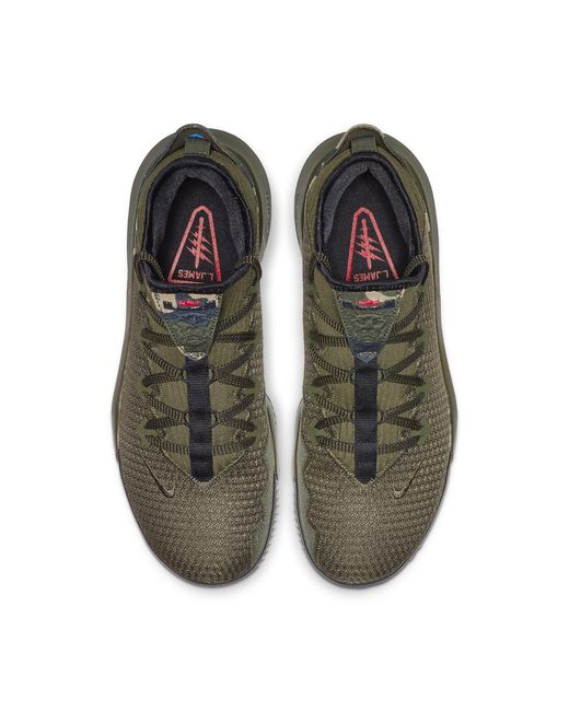 Nike Brown Lebron 16 Low Ep 'Camo' for men