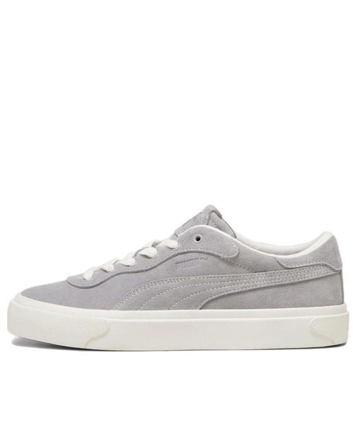 PUMA White Capri Royale Suede 'Light' for men