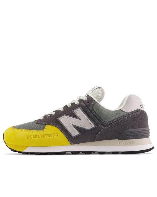 New Balance Yellow 574 X The Apartment for men