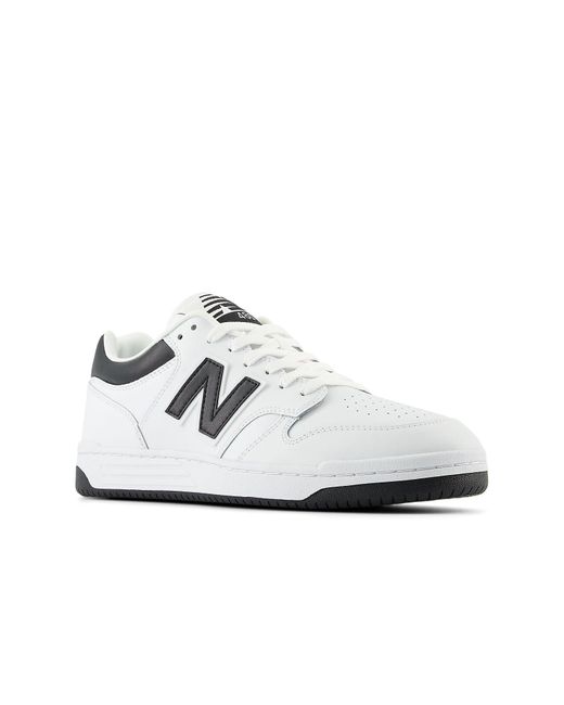 New Balance White 480 Shoes for men