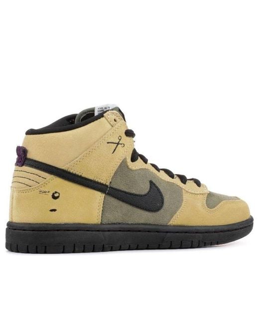 Nike Brown Sb Dunk High Premium 'Chrome Ball' for men