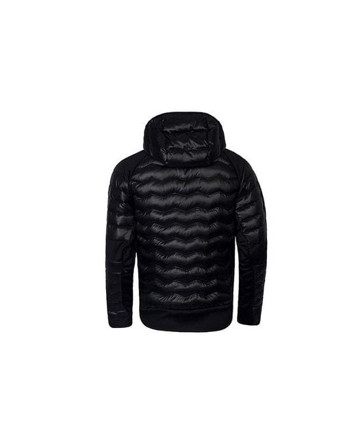 Nike Blue Protection Against Cold Stay Warm Hooded Down Jacket for men