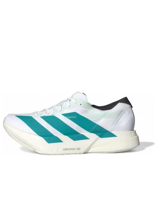Adidas Blue Adizero Adios Pro 4 Shoes for men
