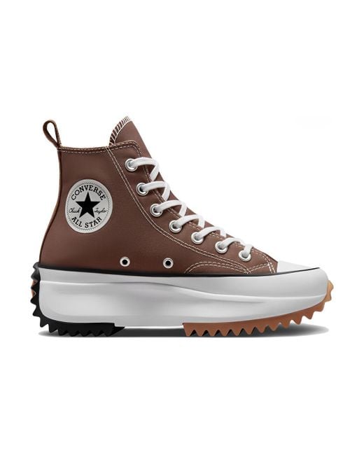 Converse Brown Run Star Hike Platform High 'Squirrel Friend' for men