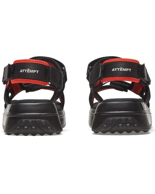 PUMA Black Future Rider Sandal Attempt 'Cherry Tomato' for men