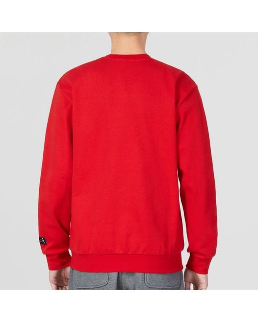 Adidas Red Cm Gfx Crew for men