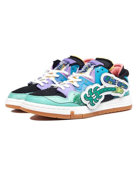 Li-ning Blue X Steven Harrington Weiwu Pro Artist Dual Velcro Patches for men