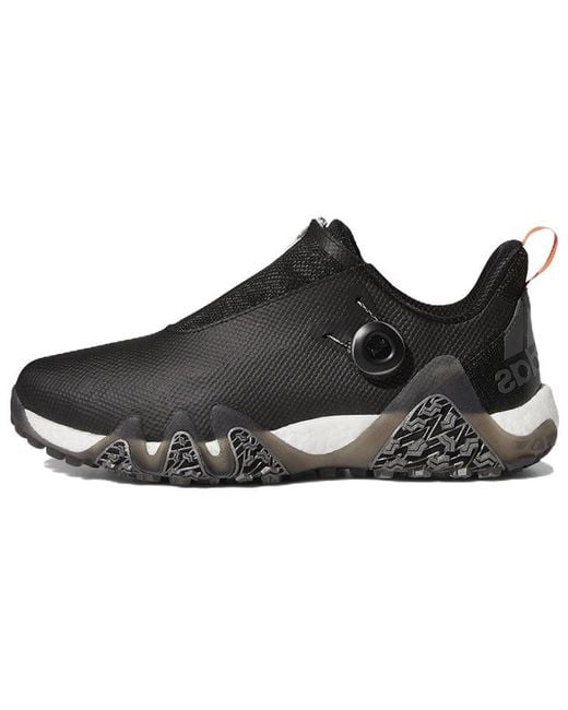 Adidas Black Codechaos 22 Boa Golf Dark Metallic' for men