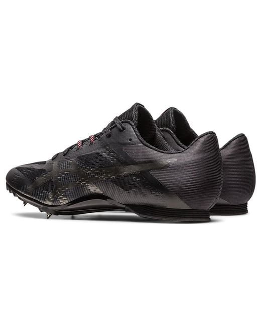 Asics Black Hyper Md 8 Gunmetal' for men