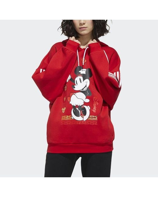 Adidas Red (Wmns) Neo X Disney Mickey Mouse Crossover Cny Printing