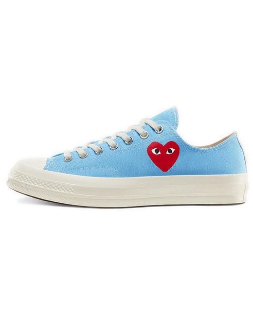 Converse Blue X Comme Des Garcons Play Chuck 70 Low 'Bright' for men