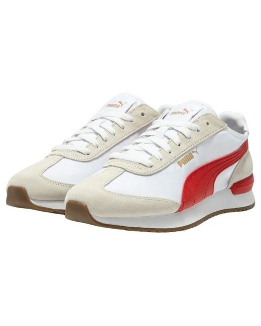 PUMA White R78 Wind Nylon for men