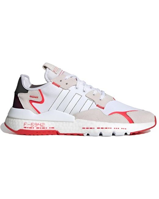 Adidas White Originals Nite Jogger for men